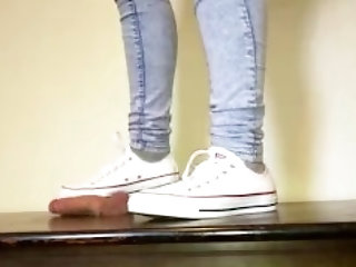 free video gallery cockbox-stomping-by-white-low-top-converse